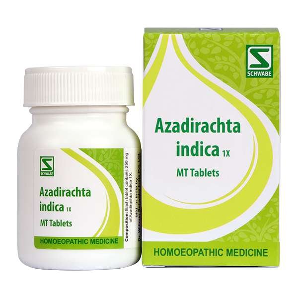 Azadirachta Indica 1X homeopathic medicine tablet Schwabe
