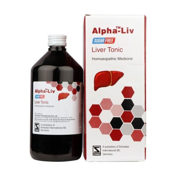Schwabe Alpha-Liv Sugar Free - Homeopathic Liver Tonic for Diabetics
