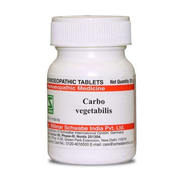 Carbo Vegetabilis trituration tablet for natural homeopathic healing
