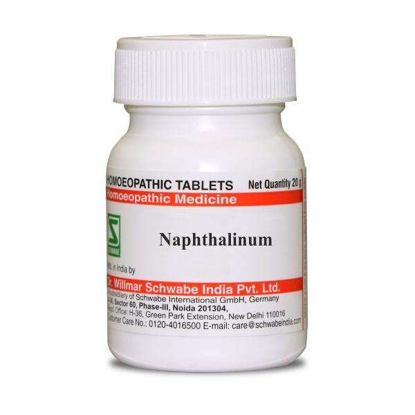 Naphthalinum trituration tablet for natural homeopathic healing