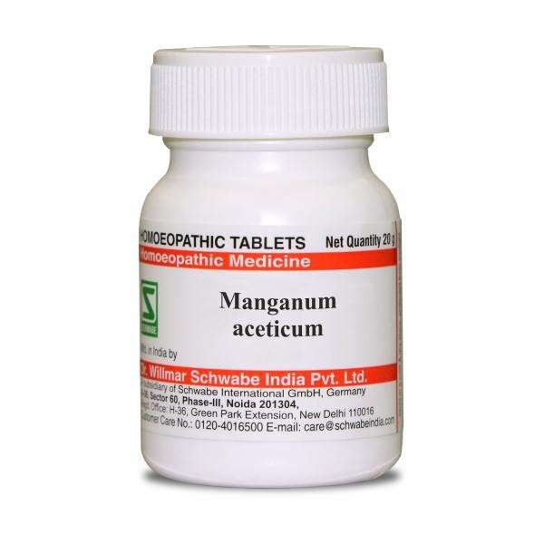 Manganum Aceticum trituration tablet for natural homeopathic healing