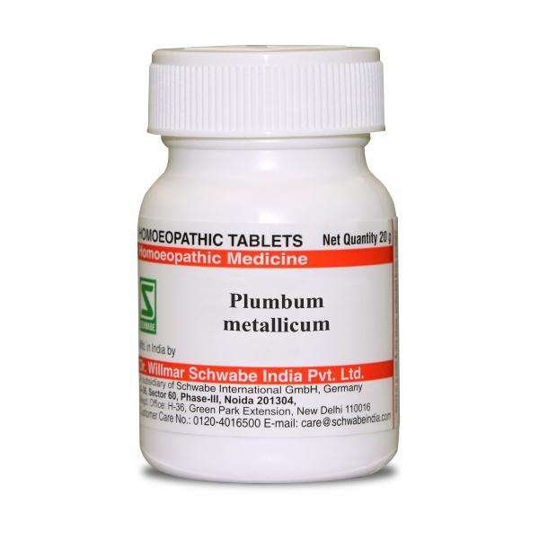 Plumbum Metallicum trituration tablet for natural homeopathic healing
