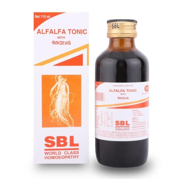 Alfalfa Tonic with Ginseng SBL homeopathic medicine Canada