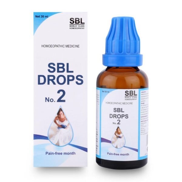 SBL Drops No. 2 SBL homeopathic medicine Canada