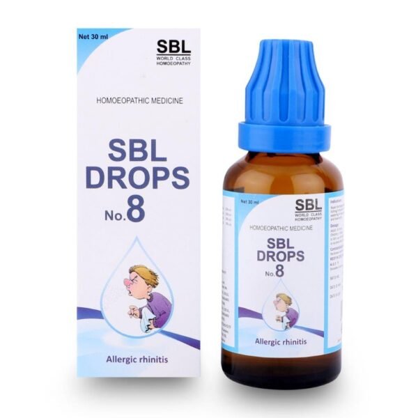 SBL Drops No. 8 SBL homeopathic medicine Canada