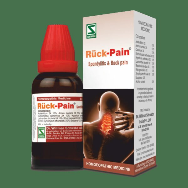 Schwabe Ruck-Pain homeopathic back pain drops Canada