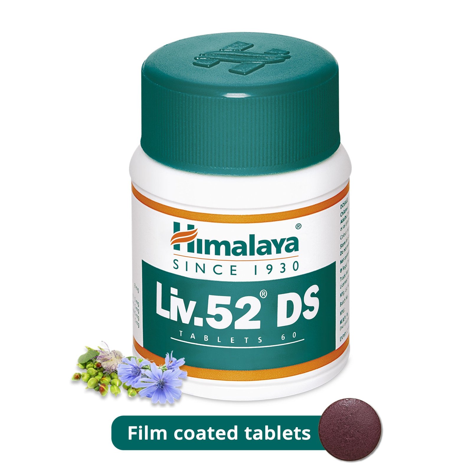 Himalaya Liv.52 DS Tablets 60s — Double Strength Liver Care Herbal Supplement