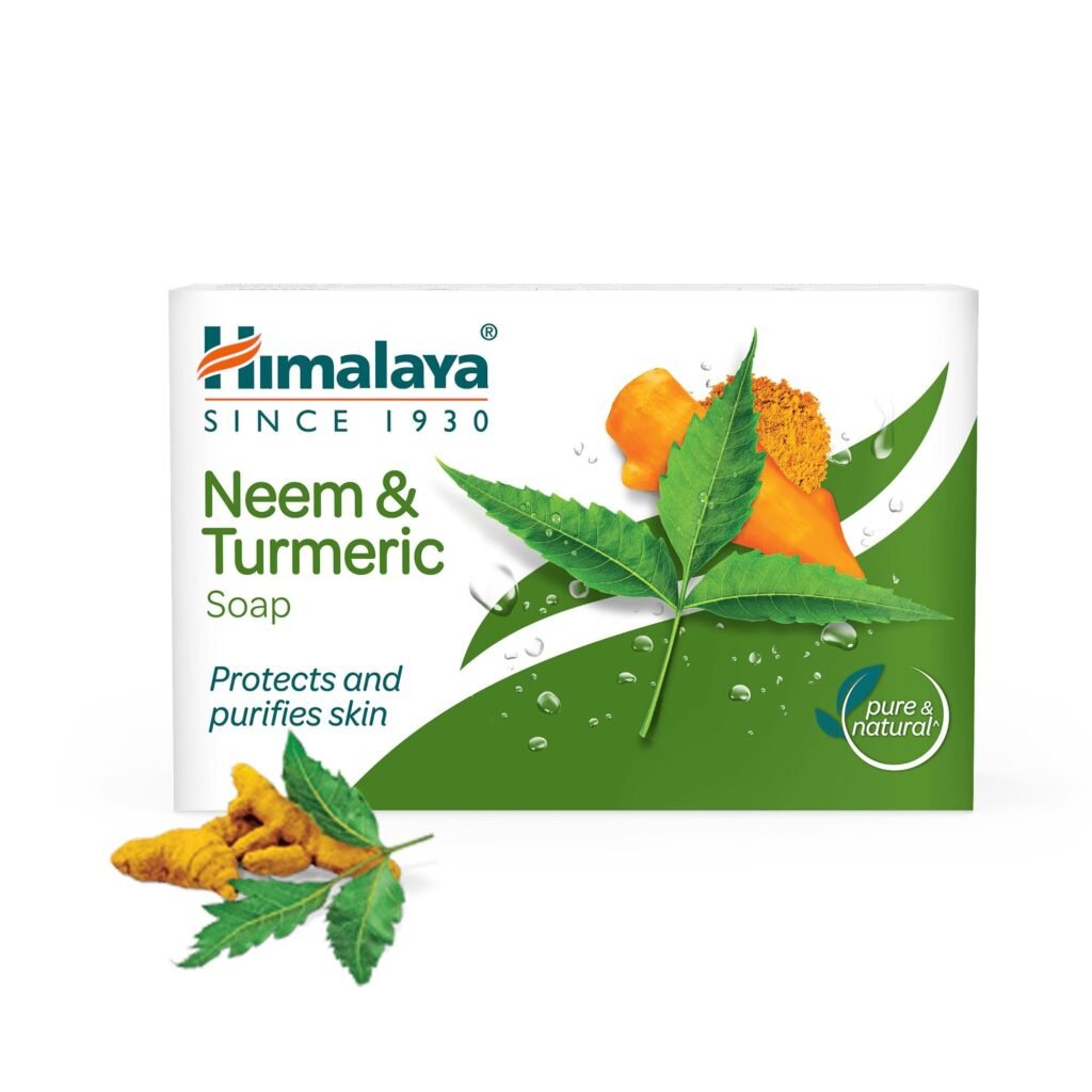 Neem & Turmeric Soap — herbal skin cleansing