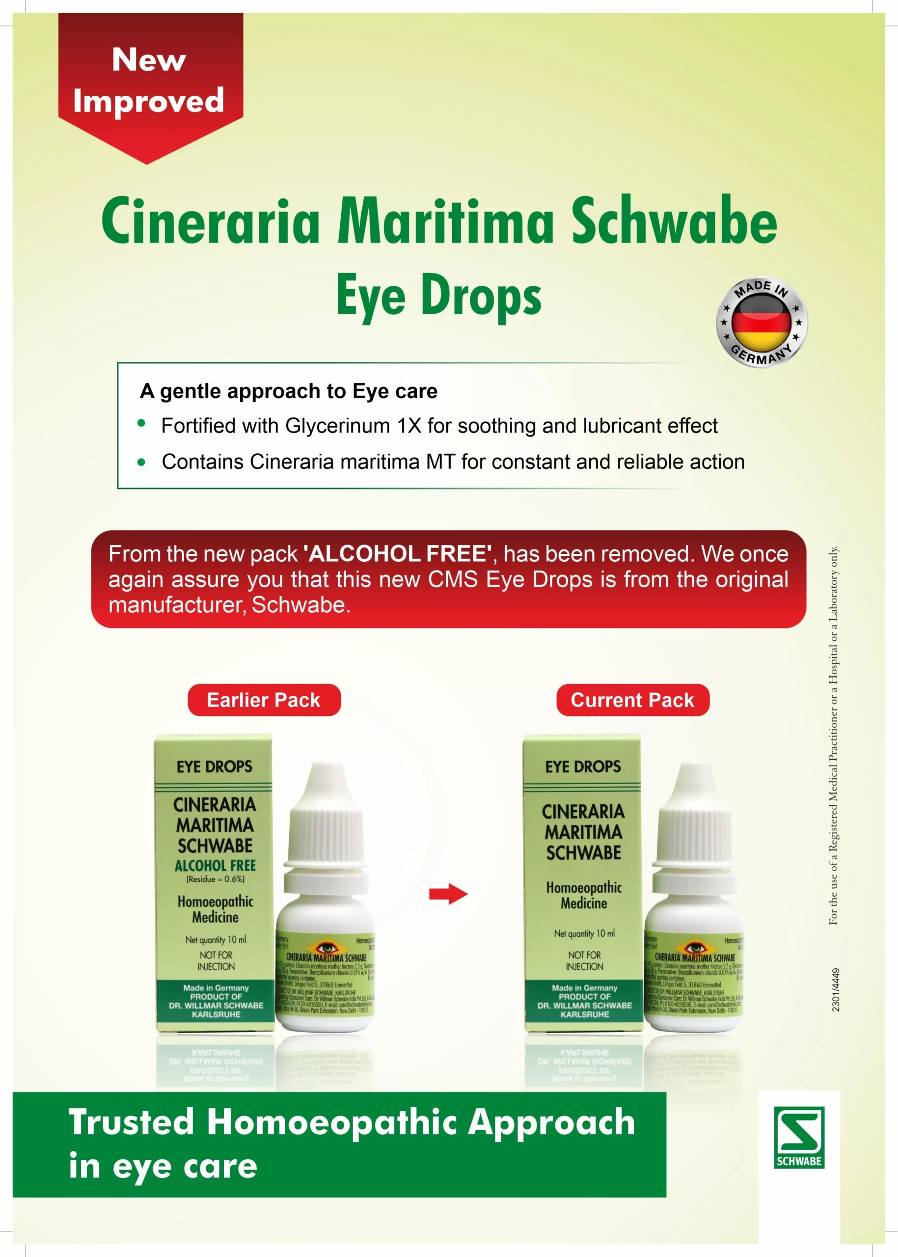 Cineraria Maritima Schwabe – Eye Drops(with Glycerin)