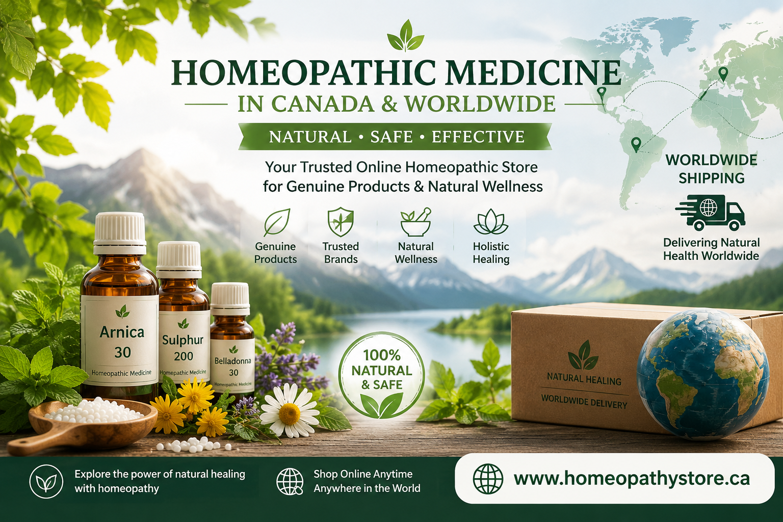 Best Homeopathy Medicine in Canada – Trusted Online Homeopathic Store Worldwide